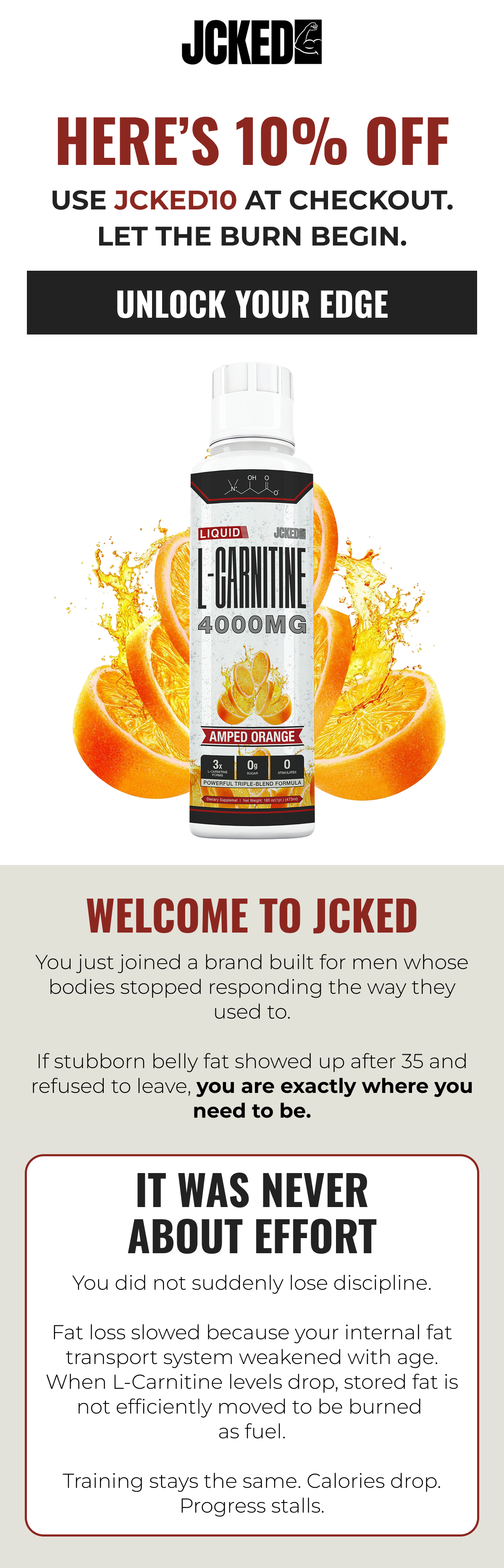 Welcome Series for Supplement brand